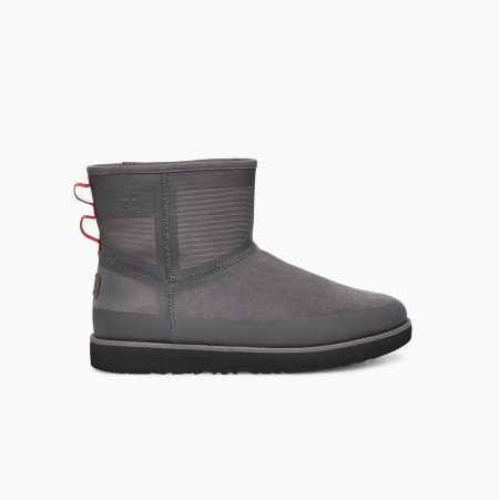 UGG Classic Mini Urban Tech Weather Deep Grey Boots for Men (UVJH40928)